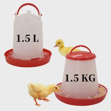 Automatische Kip Voerbak en Waterbak - Handige Dispenser voo, Verzenden, Nieuw