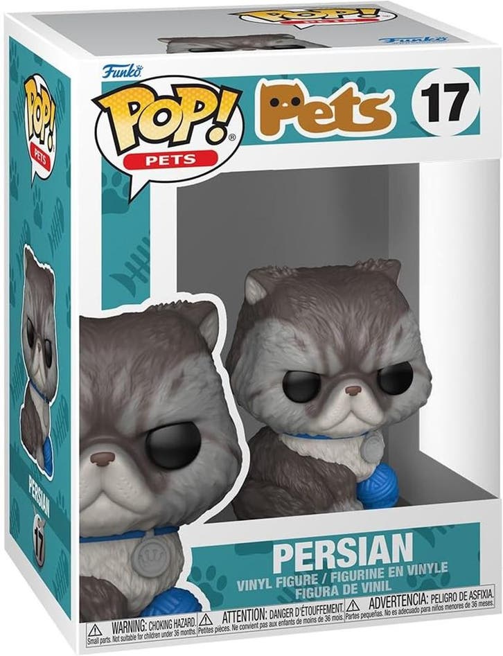Funko Pop! Pets - Persian Cat #17 | Funko - Hobby Artikelen, Verzamelen, Poppetjes en Figuurtjes, Nieuw, Verzenden
