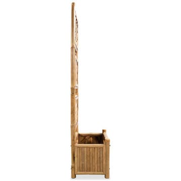 vidaXL Plantenbak verhoogd met rek 40 cm bamboe, Tuin en Terras, Verzenden, Minder dan 60 cm, Nieuw, 60 cm of meer