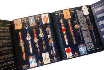 Swatch Historical Olympic Games (Ref. SZS01) - Set 9 Orologi, Nieuw