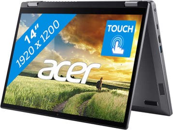 Acer Aspire Spin 14 - ASP14-51MTN-50X6 - QWERTZ, Computers en Software, Windows Laptops, Verzenden, Zo goed als nieuw, Acer