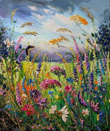 Evelina Vine (XXI) - Grasses in bloom
