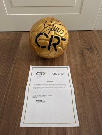 CR7 Museum - Gouden Bal - Cristiano Ronaldo - 2022 - Voetbal, Verzamelen, Nieuw