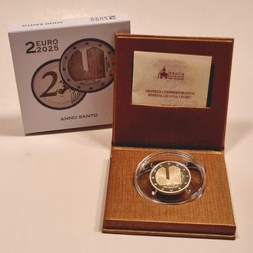 Vaticaan. 2 Euro 2025 Anno Santo Proof (Zonder