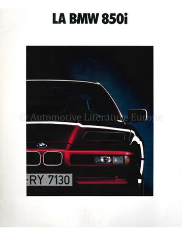 1991 BMW 8 SERIE COUPE BROCHURE FRANS, Nieuw, BMW, Author