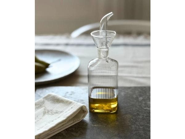 Veiling - Stripe olie dispenser 255 ml, Huis en Inrichting, Keuken | Servies, Nieuw