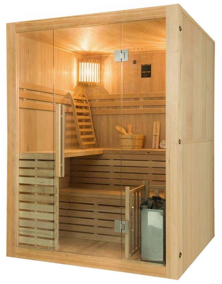 Sauna - Sense Traditioneel Panorama 4 personen, Tuin en Terras, Zwembad-toebehoren, Verzenden