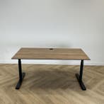 Eromes  slingerbureau 160x80 cm, havanna - antraciet, Ophalen of Verzenden, Gebruikt