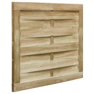 vidaXL Poort 100x75 cm groen geïmpregneerd grenenhout, Verzenden, Nieuw