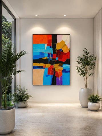 Kiri Aguilera (1982) XL 120 x 90 cm - La Cruz Abstracta en