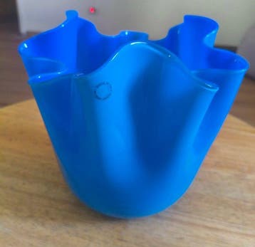 Made Murano Glass - Paolo Venini - Vaas - Fazzoletto - Glas