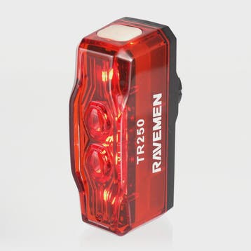 RAVEMEN TR250 Fiets Achterlicht - Oplaadbaar, 250 Lumen, Rem, Verzenden, Nieuw