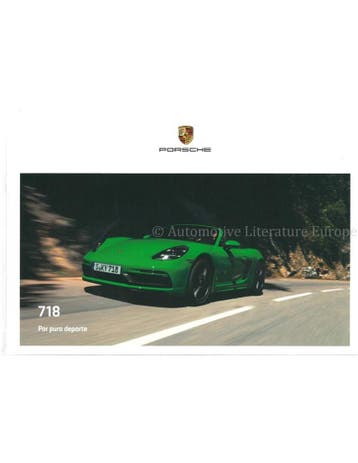 2021 PORSCHE 718 BOXSTER | CAYMAN HARDCOVER BROCHURE SPAANS, Boeken, Nieuw, Porsche, Author