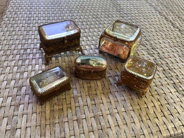Sieradendoos (5) - Messing, Glas, Antiek en Kunst