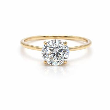 Zonder minimumprijs - Ring - 14 karaat Geel goud - 1.03ct., Nieuw