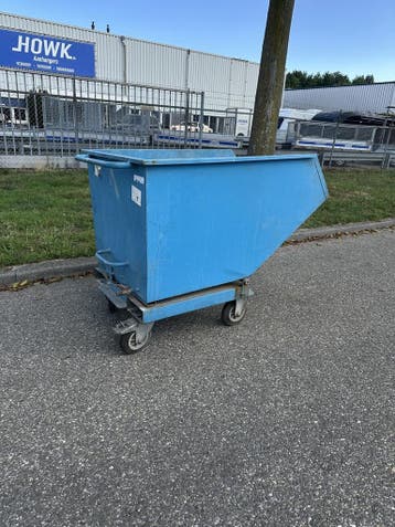Gebruikte Kantelbakken, Kantelbak, Kiepbak, Kiepcontainer, Ophalen, Gebruikt, 100 cm of meer, 60 cm of meer