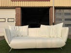 BANKSTEL DE SEDE DS-102 BANK WIT LEER DESIGN SOFA, Design, Driepersoons, Rechte bank, Leer