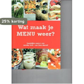 Wat maak je menu weer? - J.A. Smit-van Dam Merrett, Verzenden, Gelezen, J.A. Smit-van Dam Merrett