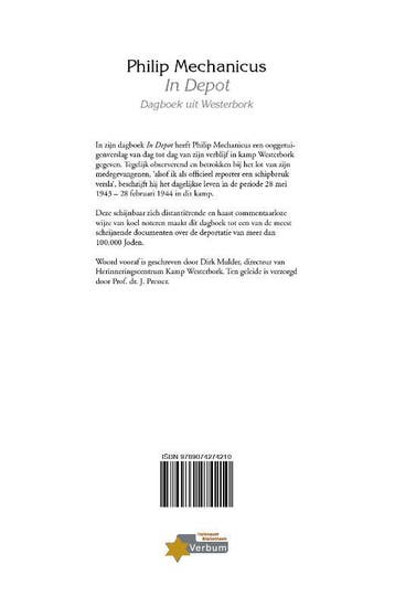 In depot / Verbum Holocaust bibliotheek 9789074274210, Verzenden, Zo goed als nieuw, Philip Mechanicus