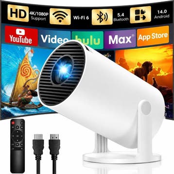 Draagbare Projector | 100 Inch | Laatste Stuk! | B-keuze, Audio, Tv en Foto, Beamers, Yoton, HD (720), LED, Ophalen of Verzenden