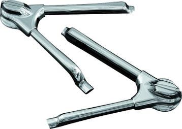 Kuryakyn Swingarm Tube Covers 08-17 Softail Models Chrome, Ophalen of Verzenden