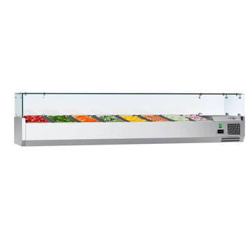 GGM Gastro | Opzetkoelvitrine ECO - 1800x395mm - 8x GN 1/3 |, Verzenden
