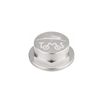 Tomos Balhoofdmoer 26mm aluminium zilver met logo CLAW A3..., Fietsen en Brommers, Ophalen of Verzenden, Nieuw, CLAW