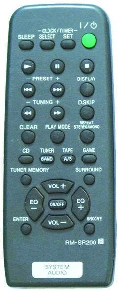 Afstandsbediening Sony rm-sr200 MHC-RG20, Ophalen of Verzenden, Nieuw, Origineel