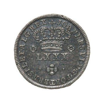Portugal. D. João VI (1818-1826). Tostão (100 Réis) - Lisboa