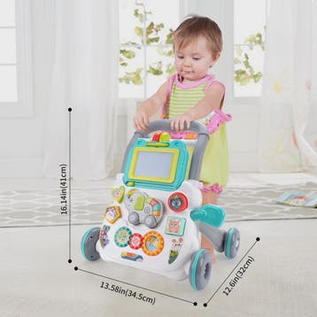 Multifunctionele Loopwagen met Muziek en Tekenbord voor Baby, Verzenden, Nieuw