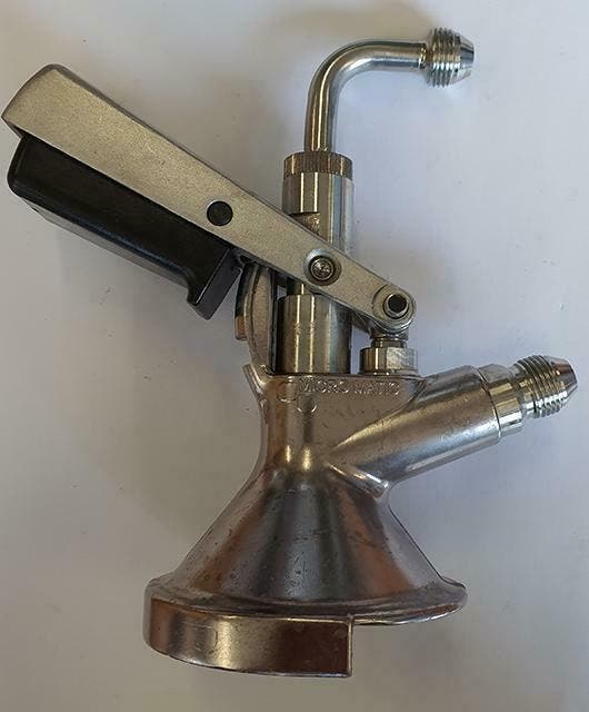 Occasion - Fustkoppeling schuif 2x3/8, Zakelijke goederen, Horeca | Overige, Verzenden