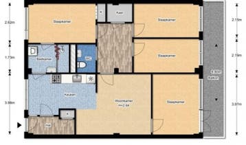 Te Huur 5 Kamer Appartement Menno ter Braaklaan In Delft, Direct bij eigenaar, Appartement, Delft, Zuid-Holland