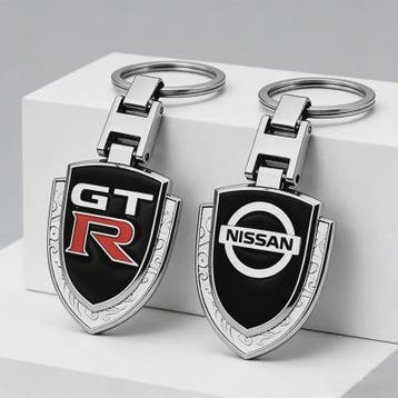 Exclusieve Metalen Autosleutelhanger met Nissan of BMW Logo, Motoren, Verzenden, Nieuw