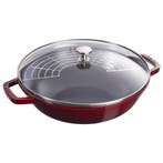 GGM Gastro | STAUB | SPECIALITIES - Wok met glazen deksel -, Verzenden, Nieuw