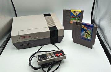 Nintendo - Nes - Console - Controller - 2 Videogiochi -, Nieuw