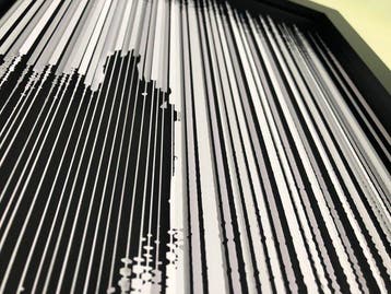 R. Kingmans - Wire sculpture Meditative, Antiek en Kunst
