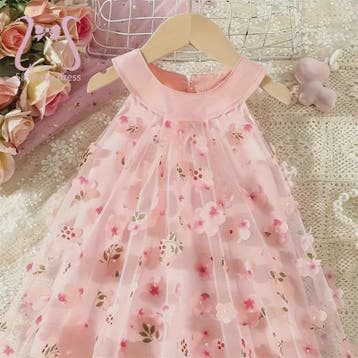 Roze Bloemen Jurk Baby Meisje Zomer - Mouwloos & Lieflijk, Kleding | Dames, Jurken, Verzenden, Nieuw