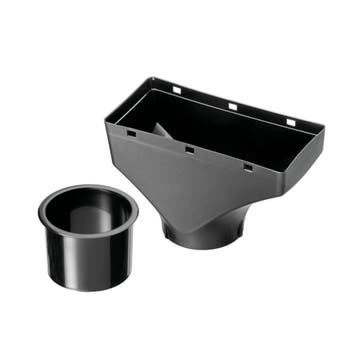 Uitwerpschacht Koffiedik | KV1 | Kunststof | 155x80x160(h)mm, Verzenden, Nieuw in verpakking