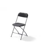 Klapstoel | Zwart/ Grijs | 43x45x80 cm, Verzenden, Nieuw in verpakking