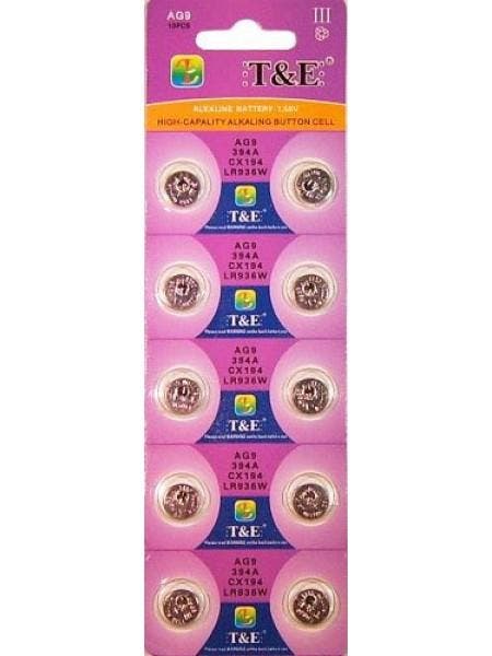 Lithium knoopcel AG9 / LR45- 1,5V (10 stuks), Audio, Tv en Foto, Accu's en Batterijen, Nieuw, Ophalen of Verzenden