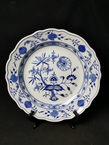 Meissen - Cipolla blu - Piatto da portata - D.34cm - 1a, Antiek en Kunst, Antiek | Meubels | Tafels