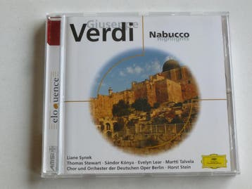 Verdi - Nabucco / Horst Stein, Cd's en Dvd's, Ophalen of Verzenden, Zo goed als nieuw