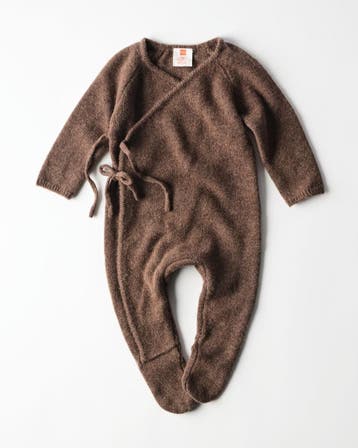 HEMA Newborn boxpakje merinowol donkerbruin, Verzenden, Nieuw