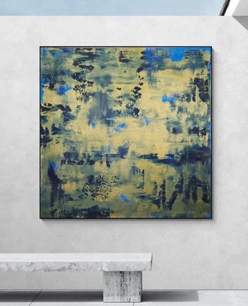 Bri Debernardi - ANGELS RUN FREE -110x110 ABSTRACT