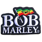 Bob Marley - Logo - patch officiële merchandise, Ophalen of Verzenden, Nieuw, Kleding
