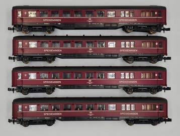 Roco N - 2268A - Modeltrein personenwagen (4) - 4× WRüg 152, Nieuw