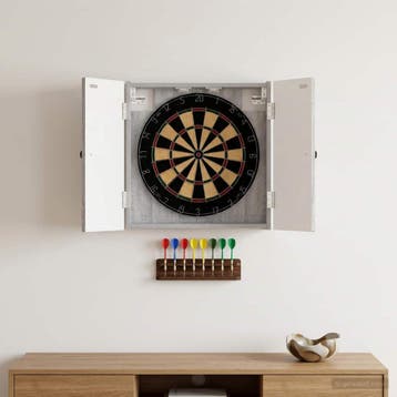 vidaXL Dartbord Kabinet BREDA Grijs Sonoma 52,5 x 10,5 x, Verzenden, Nieuw