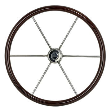 Stuurwiel Leader Wood Mahonie 36 - 39 - 55 cm-36 cm diameter, Watersport en Boten, Ophalen of Verzenden, Nieuw