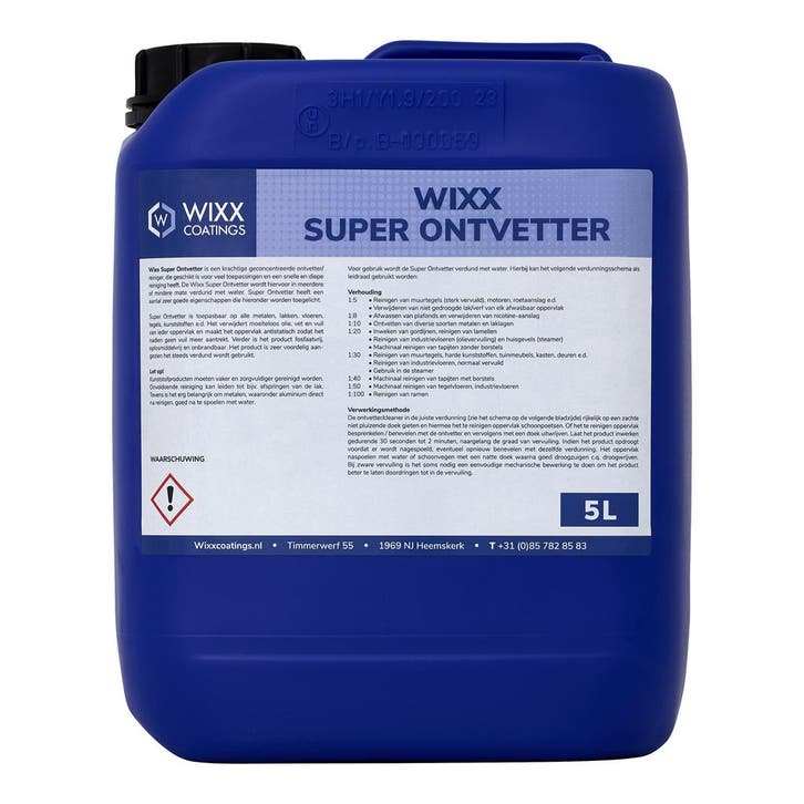 Wixx Super Ontvetter 5L, Doe-het-zelf en Verbouw, Verf, Beits en Lak, Verf, Overige kleuren, Nieuw, Verzenden