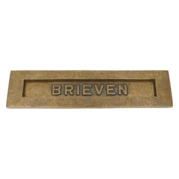 Brievenbus messing antiek, Verzenden, Nieuw